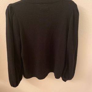 Madewell Black Sweater Blouse